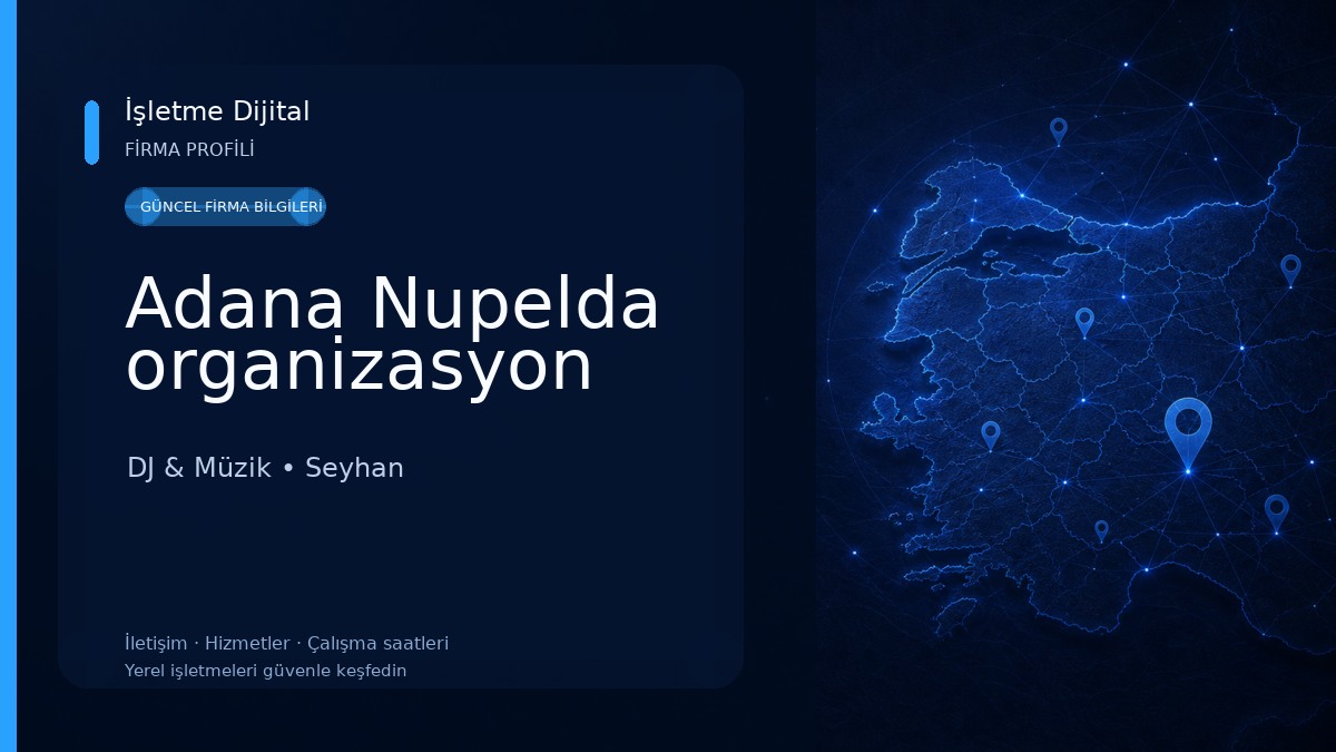 Adana Nupelda organizasyon 