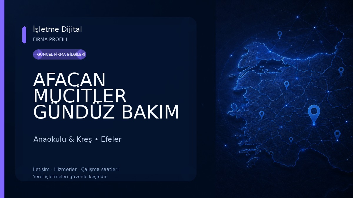 AFACAN MUCİTLER GÜNDÜZ BAKIM EVİ Anaokulu & Kreş