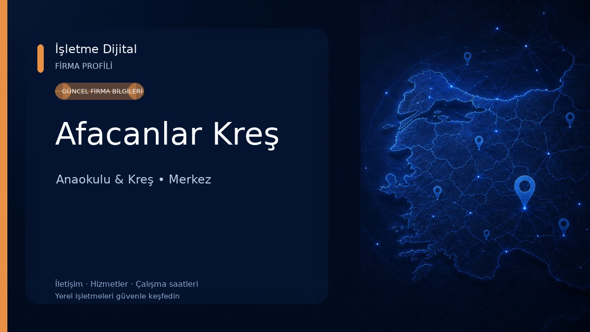 Afacanlar Kreş Anaokulu & Kreş