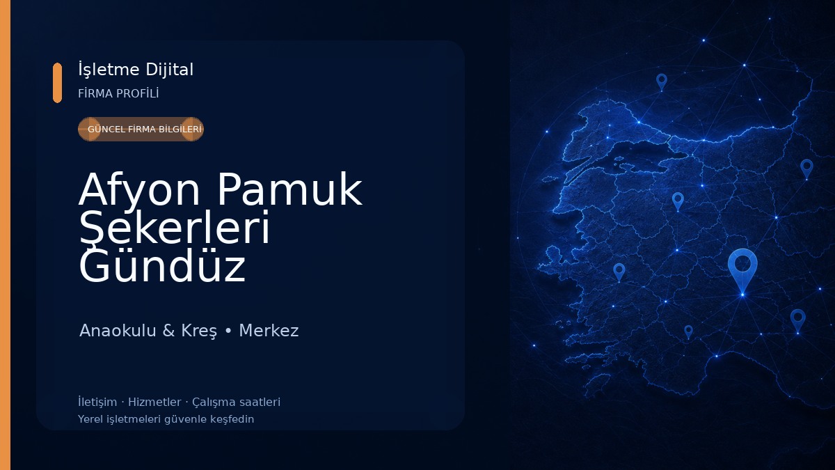 Afyon Pamuk Şekerleri Gündüz Bakımevi Anaokulu & Kreş