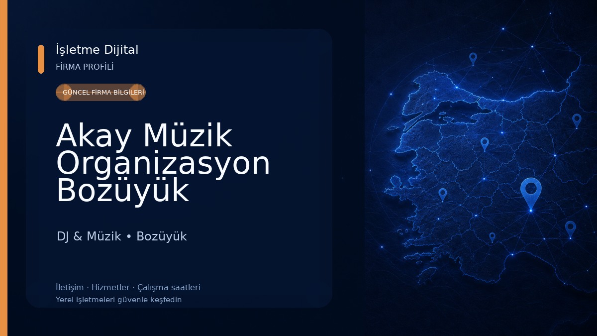 Akay Müzik Organizasyon Bozüyük DJ & Müzik