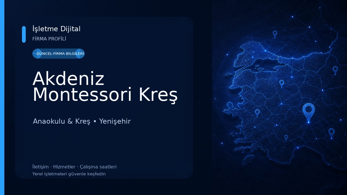 Akdeniz Montessori Kreş 