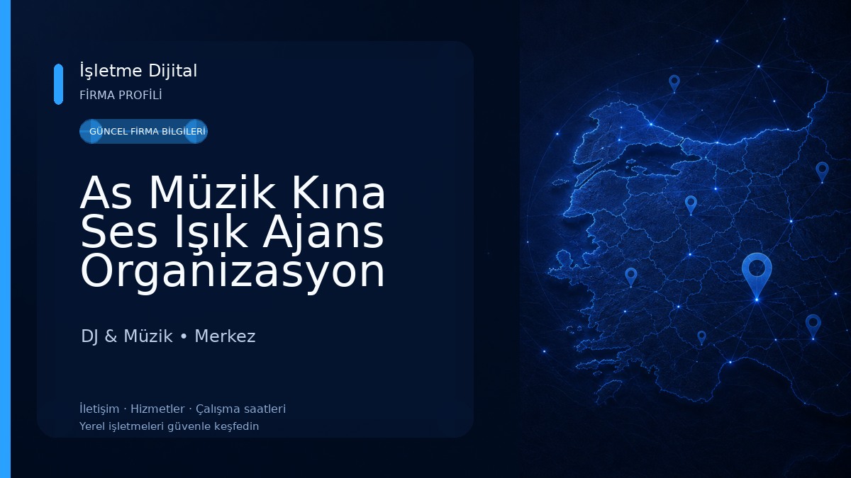 As Müzik Kına Ses Işık Ajans Organizasyon 