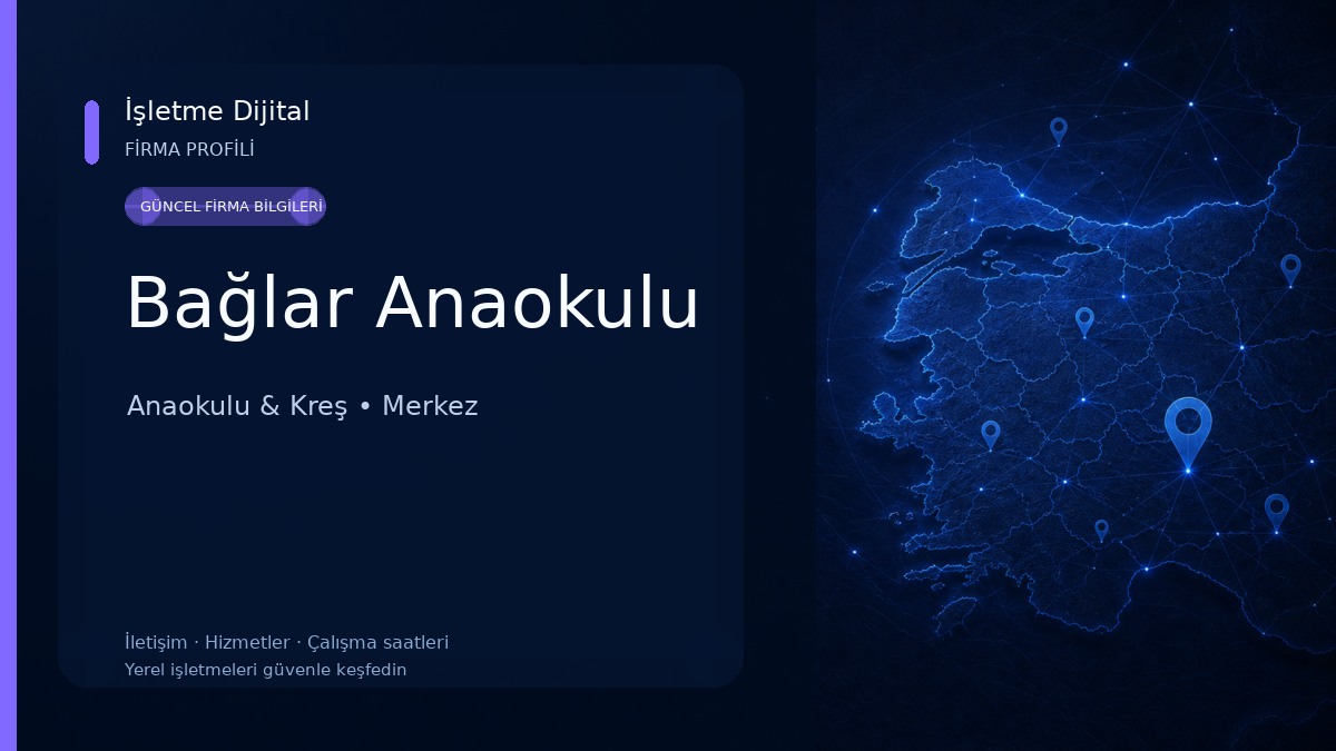 Bağlar Anaokulu Anaokulu & Kreş