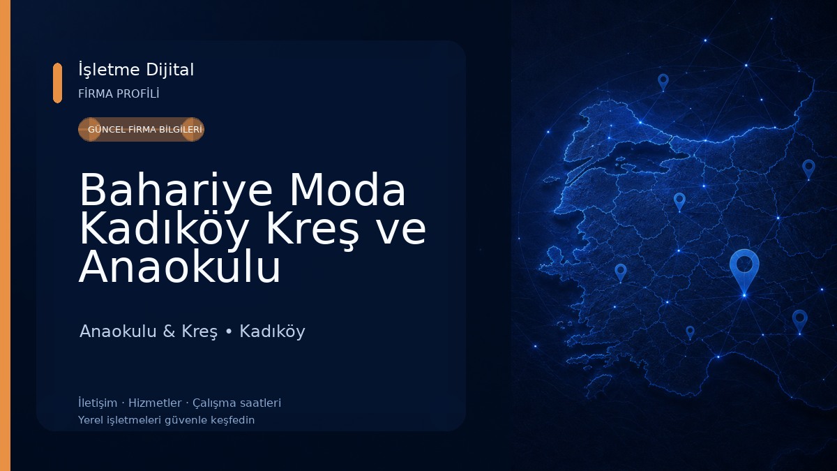 Bahariye Moda Kadıköy Kreş ve Anaokulu Anaokulu & Kreş