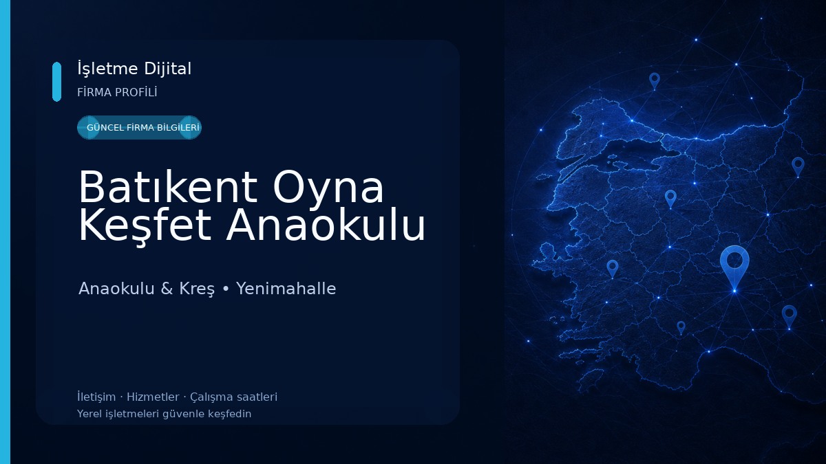 Batıkent Oyna Keşfet Anaokulu Anaokulu & Kreş