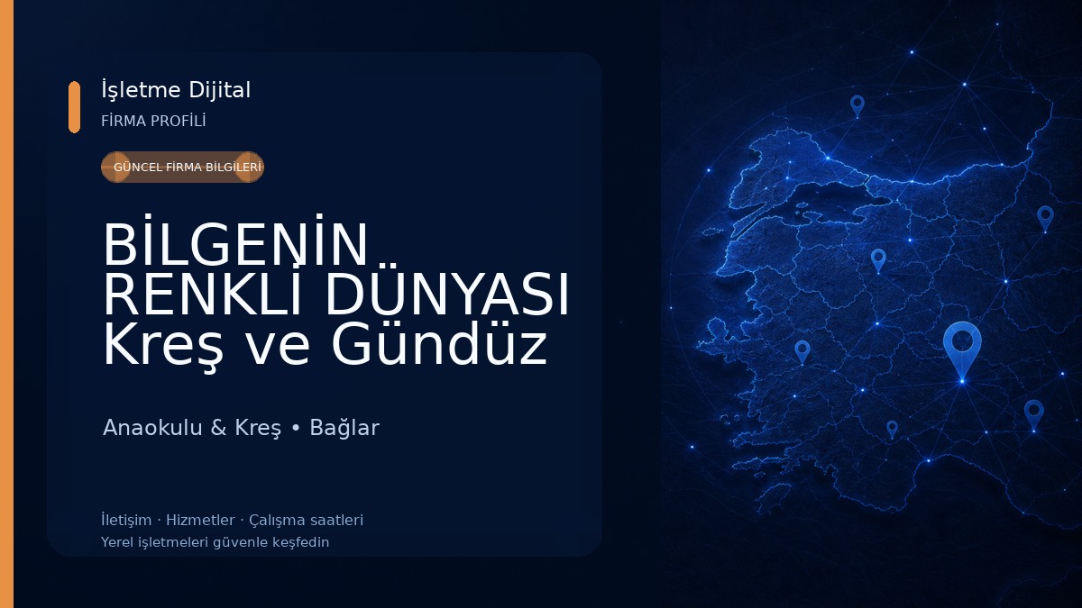 BİLGENİN RENKLİ DÜNYASI Kreş ve Gündüz Bakımevi Anaokulu & Kreş