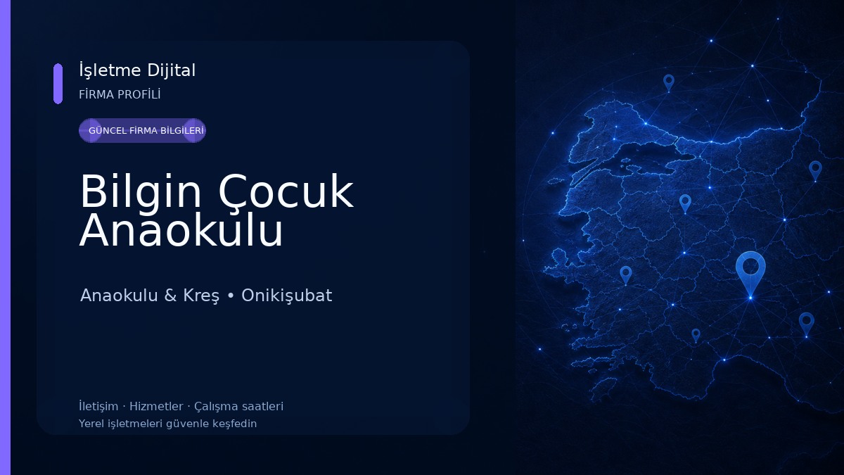 Bilgin Çocuk Anaokulu Anaokulu & Kreş