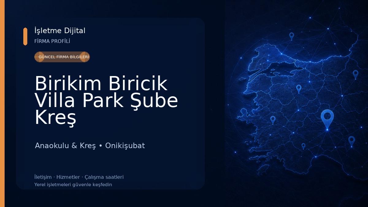 Birikim Biricik Villa Park Şube Kreş Anaokulu & Kreş