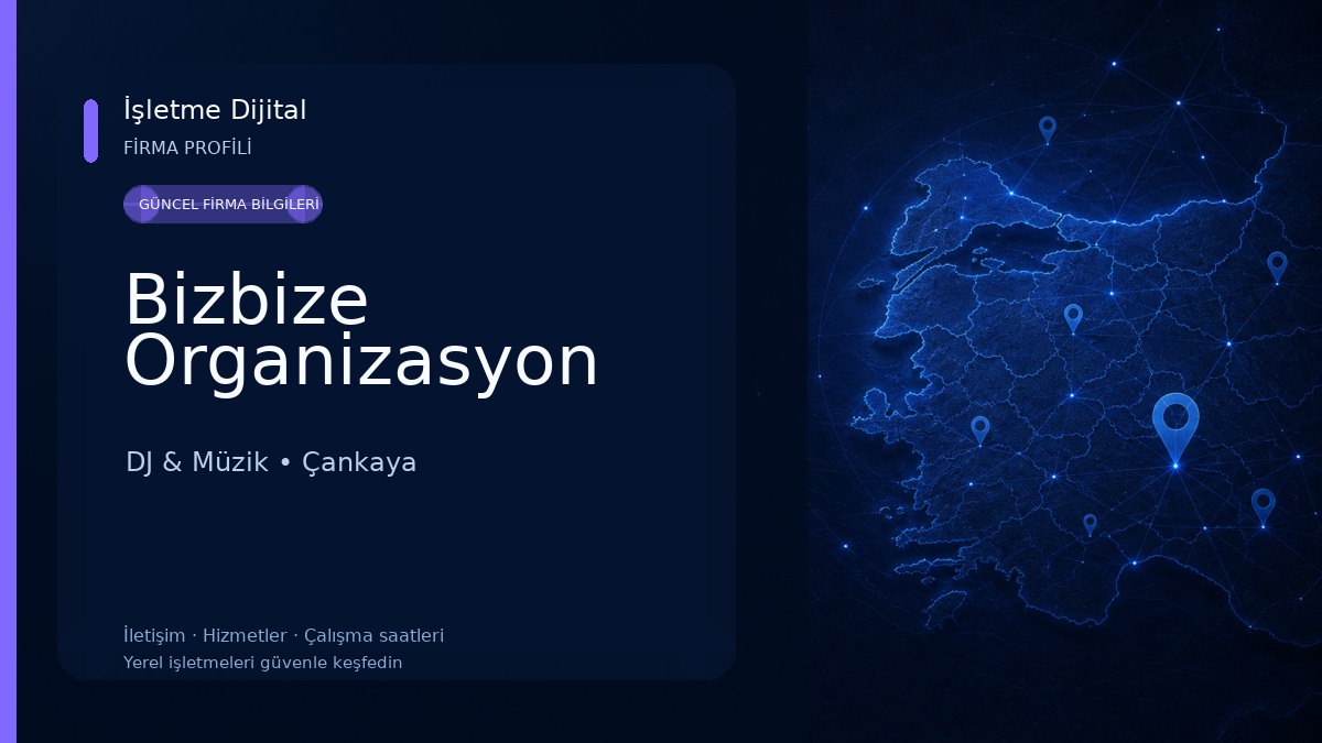 Bizbize Organizasyon DJ & Müzik