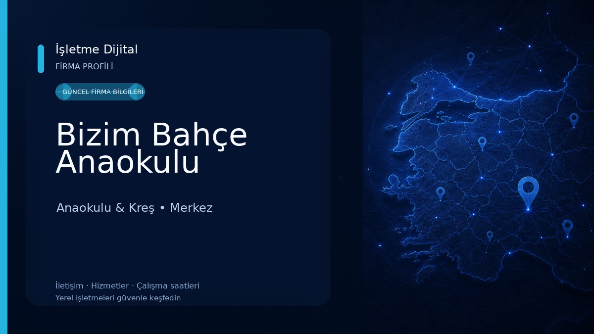 Bizim Bahçe Anaokulu Anaokulu & Kreş