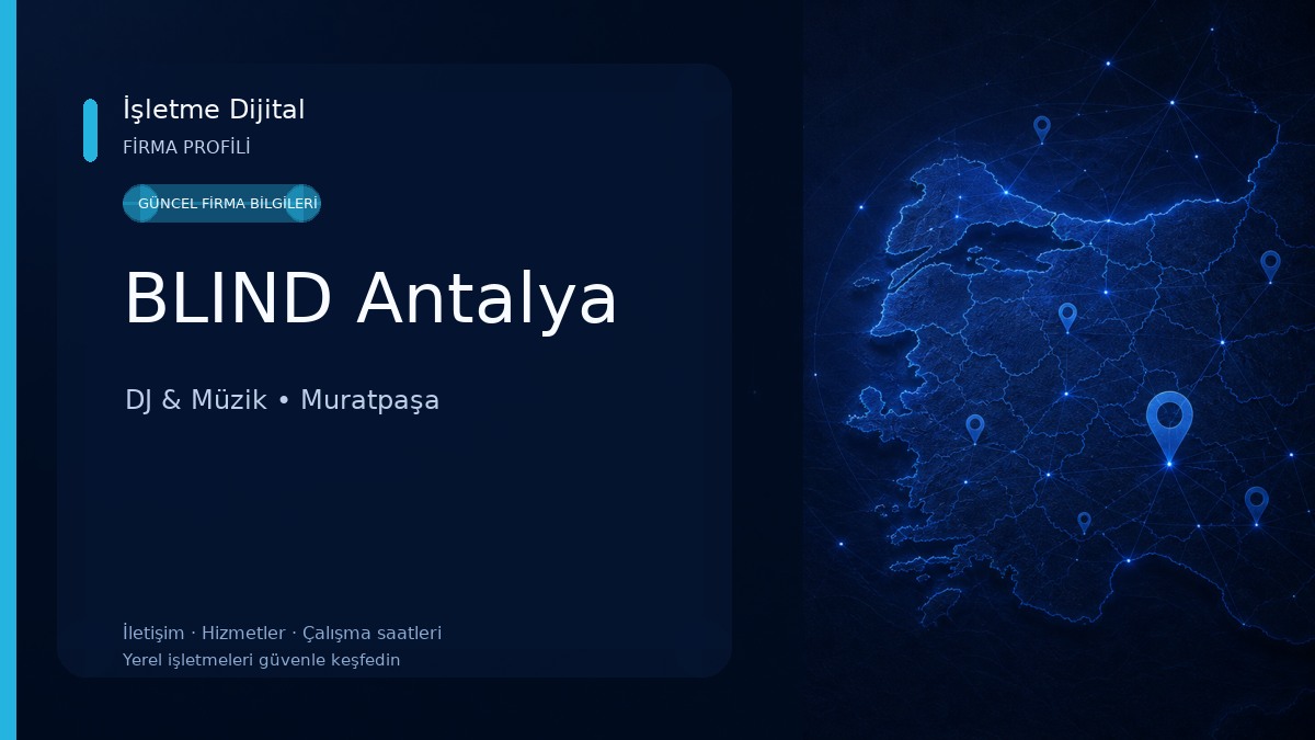 BLIND Antalya