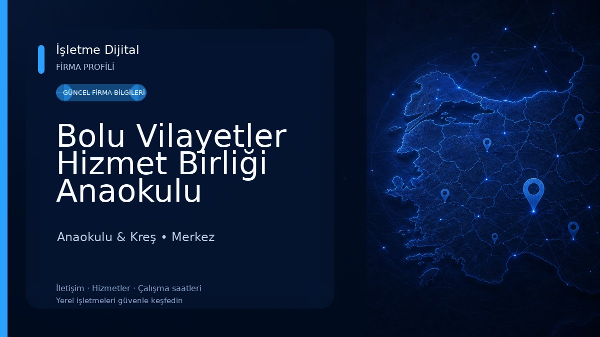 Bolu Vilayetler Hizmet Birliği Anaokulu 