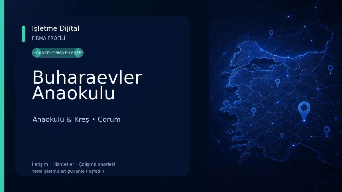 Buharaevler Anaokulu Anaokulu & Kreş