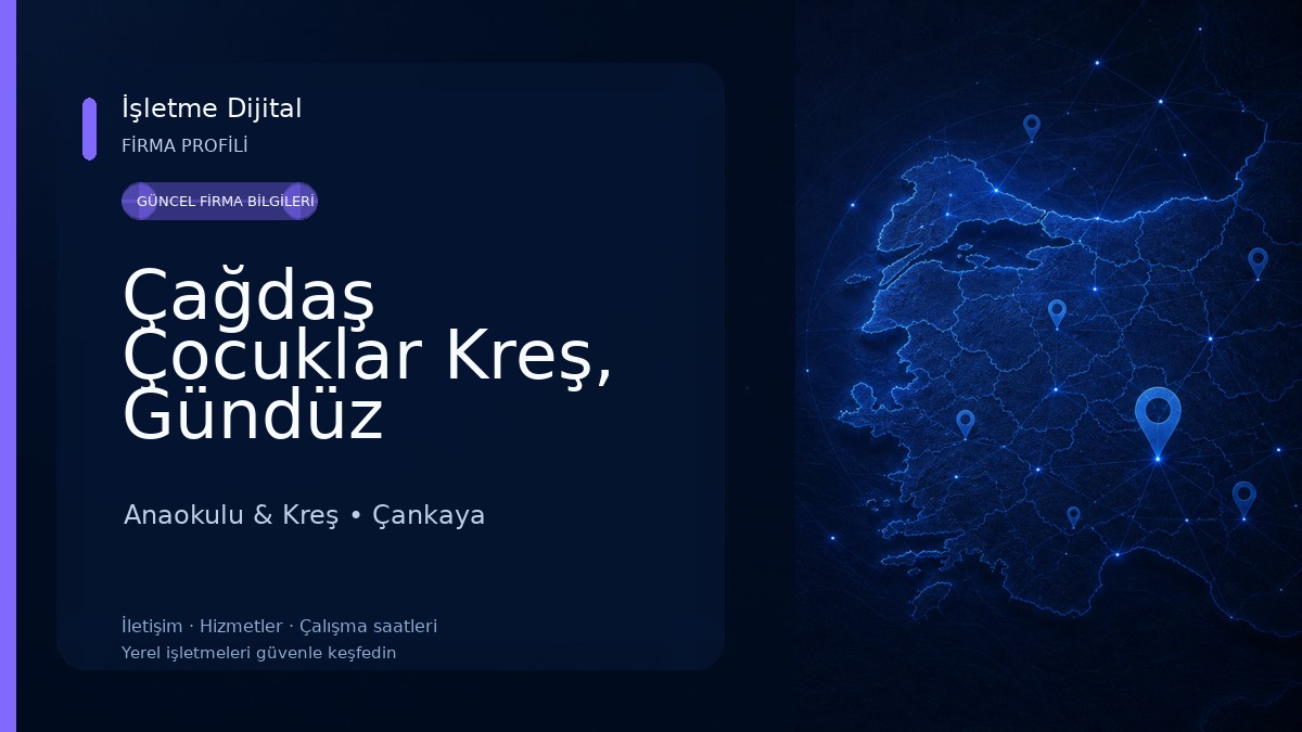 Çağdaş Çocuklar Kreş, Gündüz Bakımevi ve Anaokulu Anaokulu & Kreş