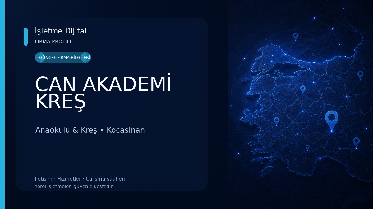 CAN AKADEMİ KREŞ Anaokulu & Kreş
