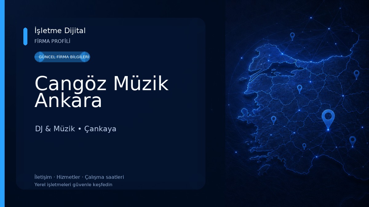 Cangöz Müzik Ankara DJ & Müzik