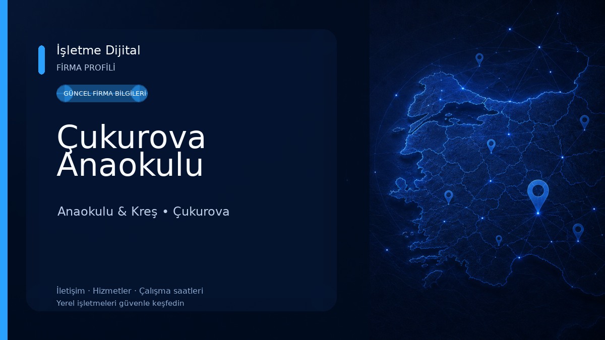 Çukurova Anaokulu Anaokulu & Kreş