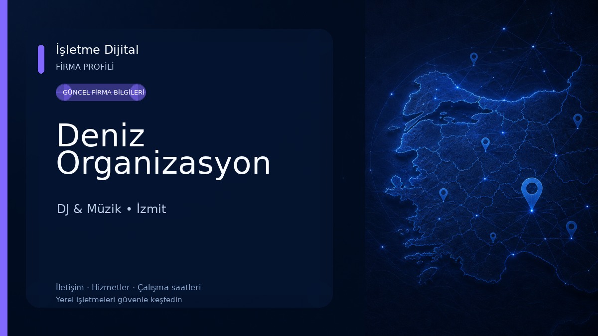 Deniz Organizasyon DJ & Müzik