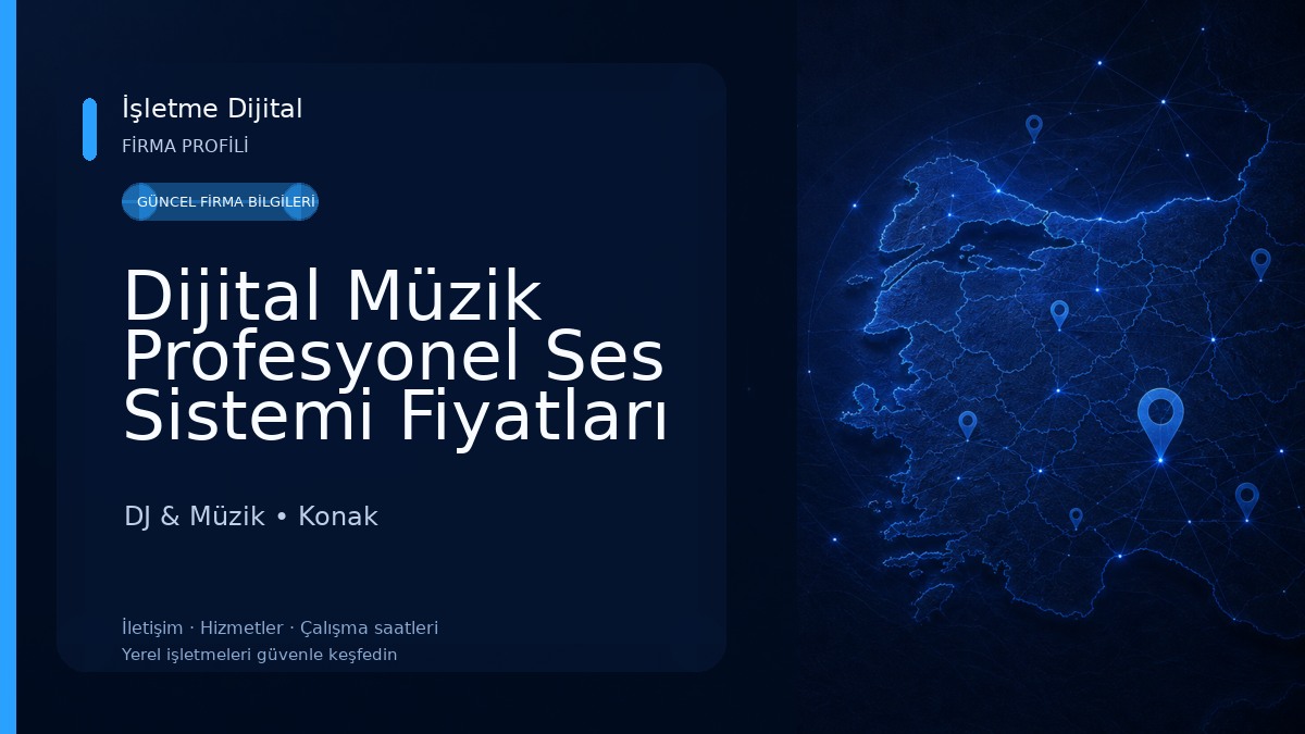 Dijital Müzik Profesyonel Ses Sistemi Fiyatları DJ & Müzik
