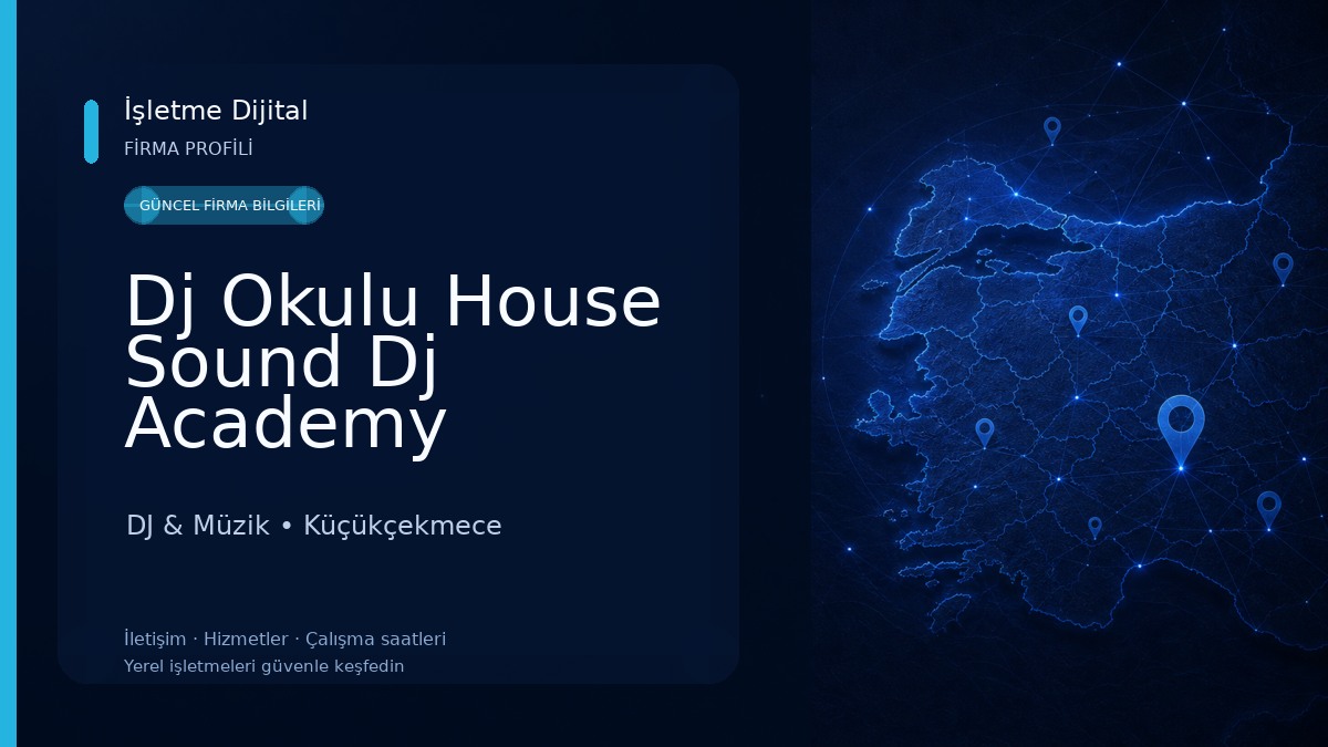 Dj Okulu House Sound Dj Academy DJ & Müzik