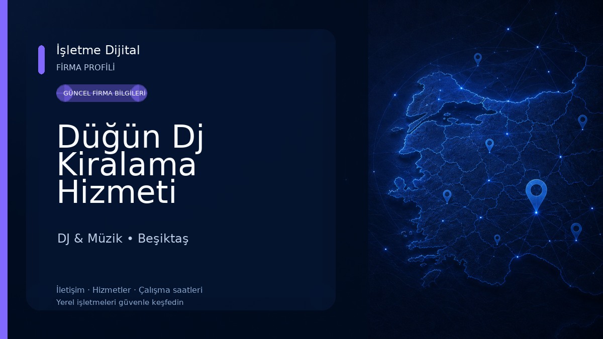 Düğün Dj Kiralama Hizmeti DJ & Müzik