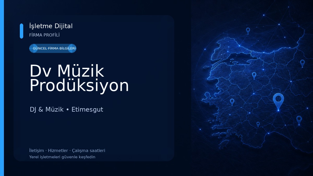 Dv Müzik Prodüksiyon DJ & Müzik