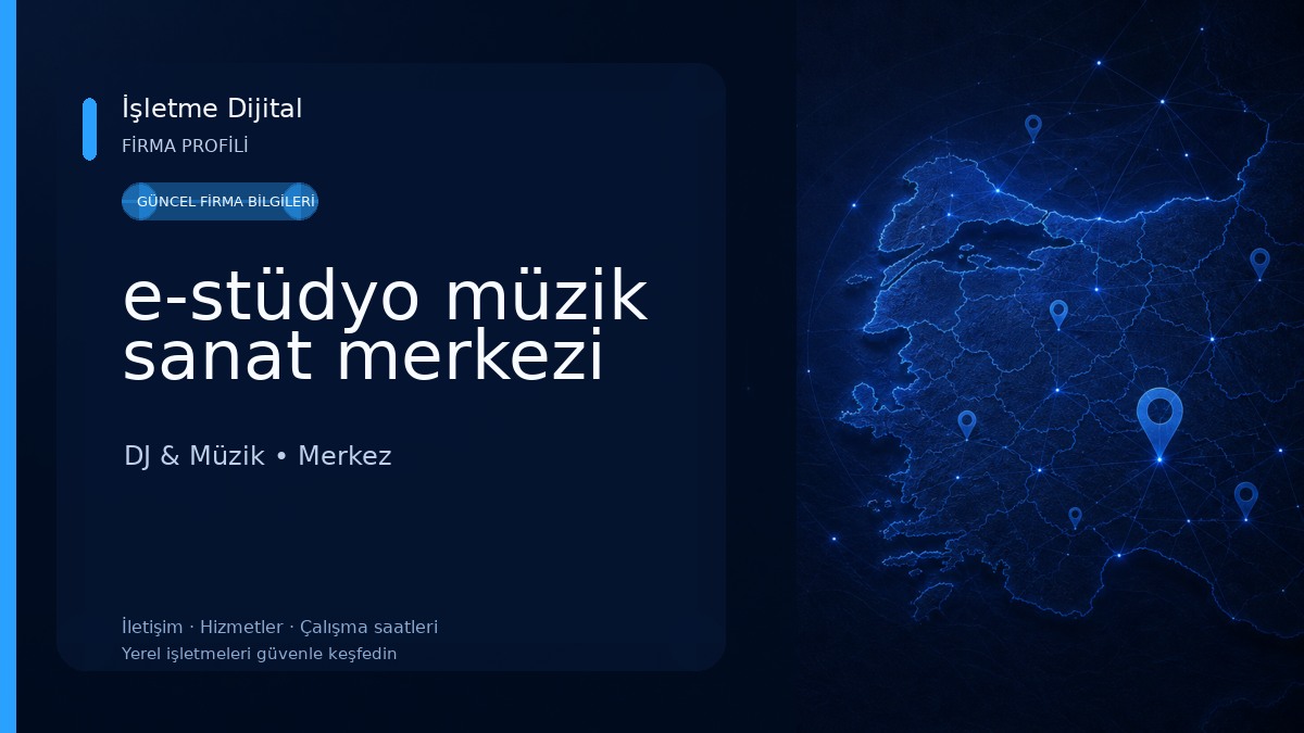 e-stüdyo müzik sanat merkezi DJ & Müzik