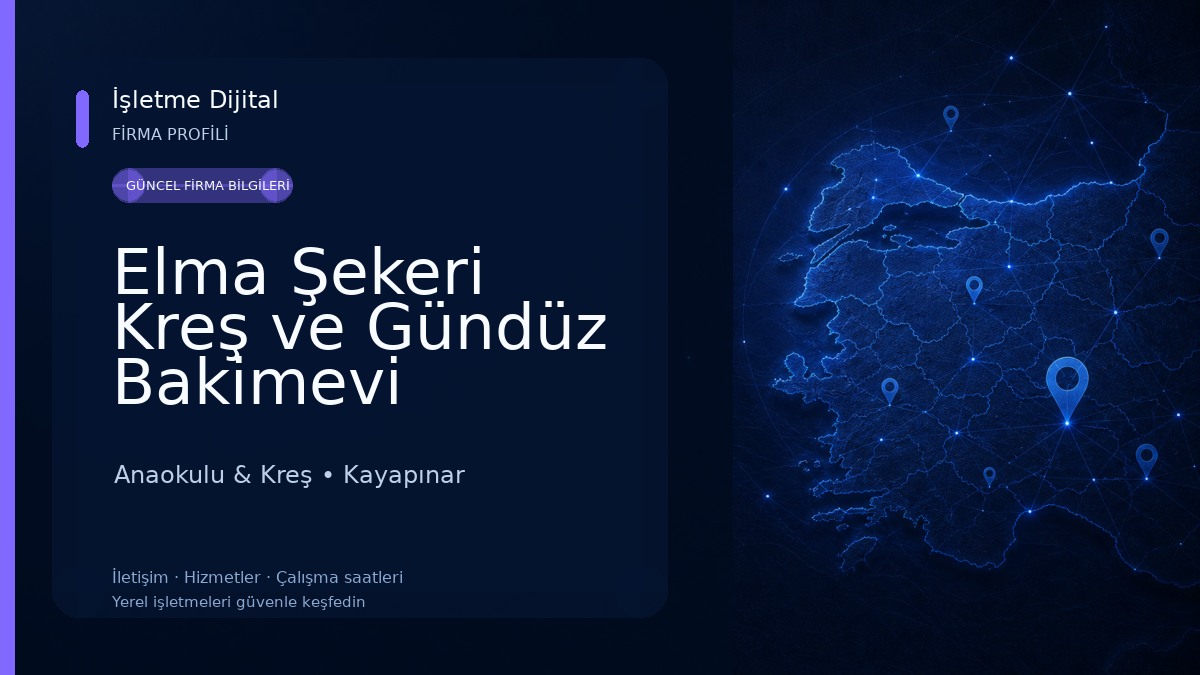 Elma Şekeri Kreş ve Gündüz Bakimevi Anaokulu & Kreş