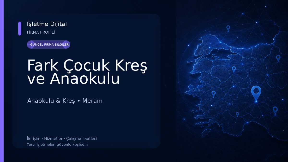 Fark Çocuk Kreş ve Anaokulu Anaokulu & Kreş