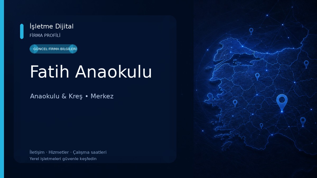 Fatih Anaokulu Anaokulu & Kreş