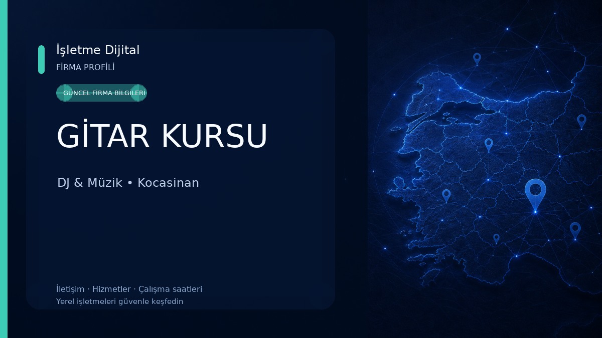 GİTAR KURSU DJ & Müzik