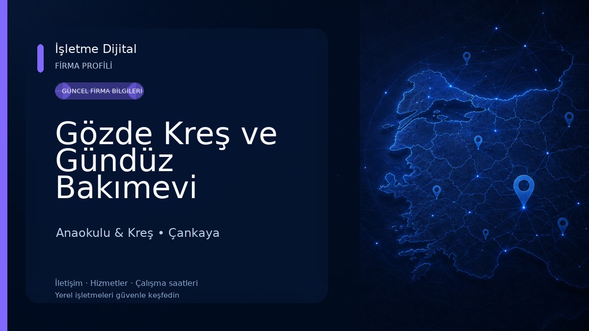 Gözde Kreş ve Gündüz Bakımevi Anaokulu & Kreş