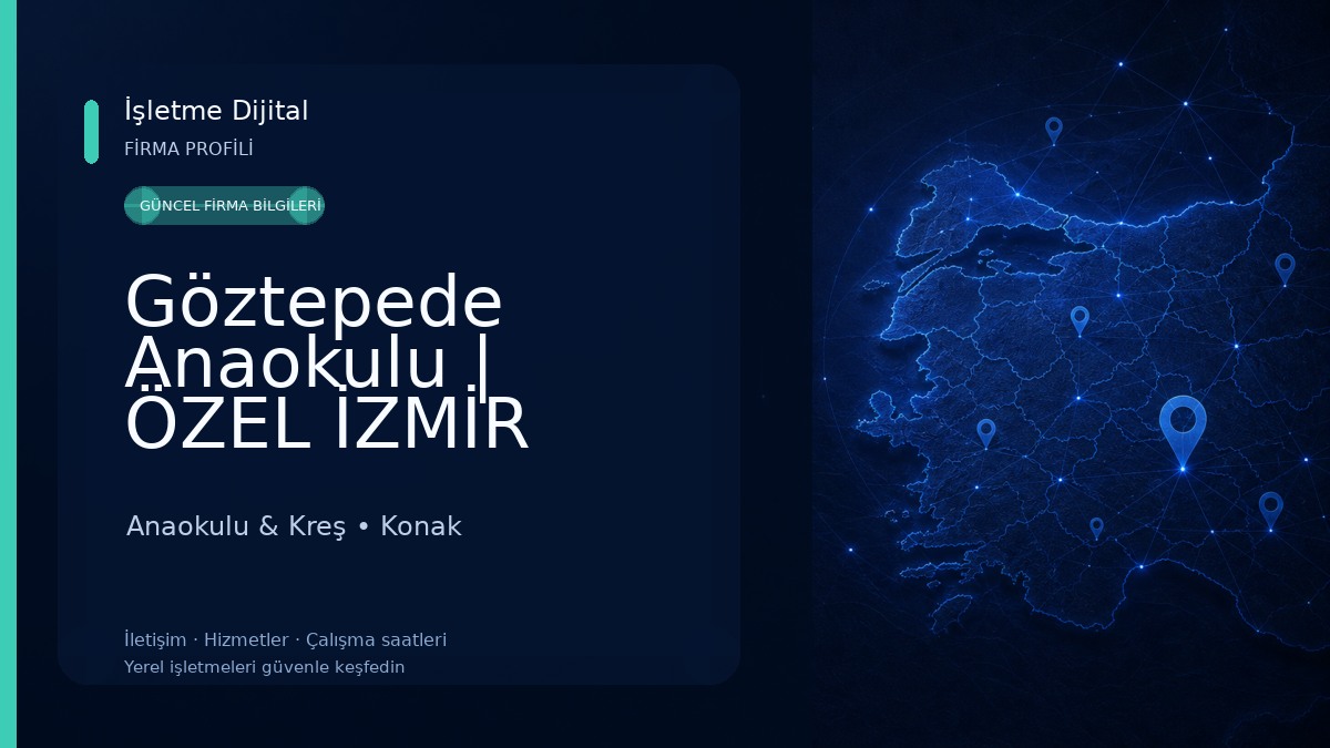 Göztepede Anaokulu | ÖZEL İZMİR GÖZTEPE ÇOCUK EVİ Anaokulu & Kreş