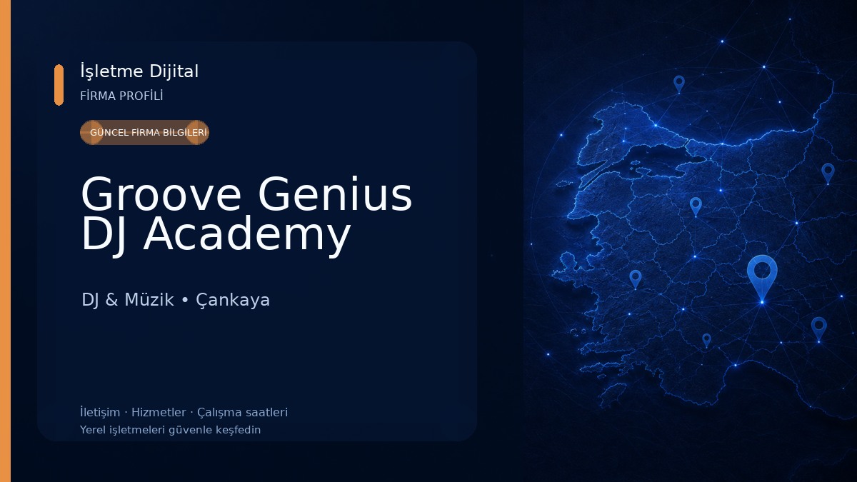 Groove Genius DJ Academy DJ & Müzik