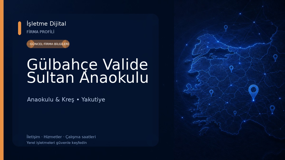 Gülbahçe Valide Sultan Anaokulu Anaokulu & Kreş