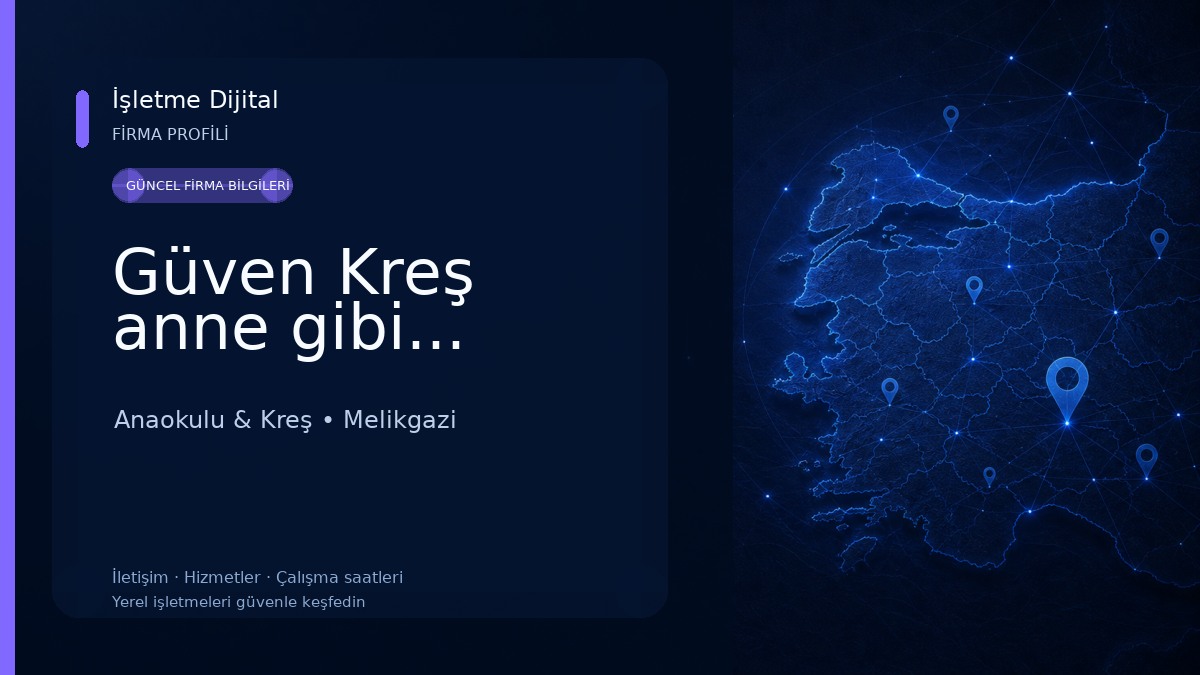 Güven Kreş anne gibi... Anaokulu & Kreş