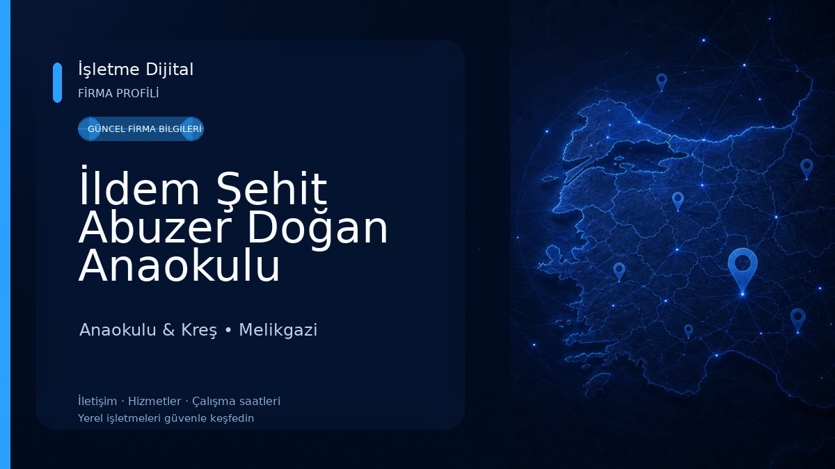 İldem Şehit Abuzer Doğan Anaokulu Anaokulu & Kreş