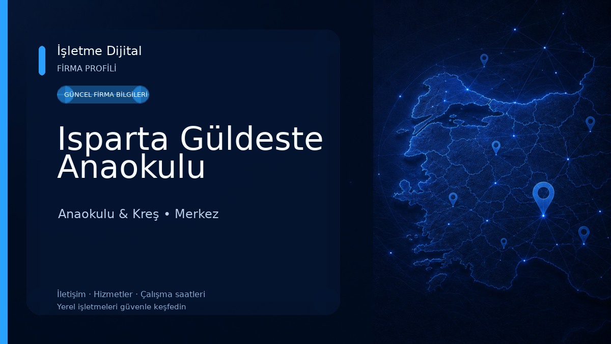 Isparta Güldeste Anaokulu Anaokulu & Kreş