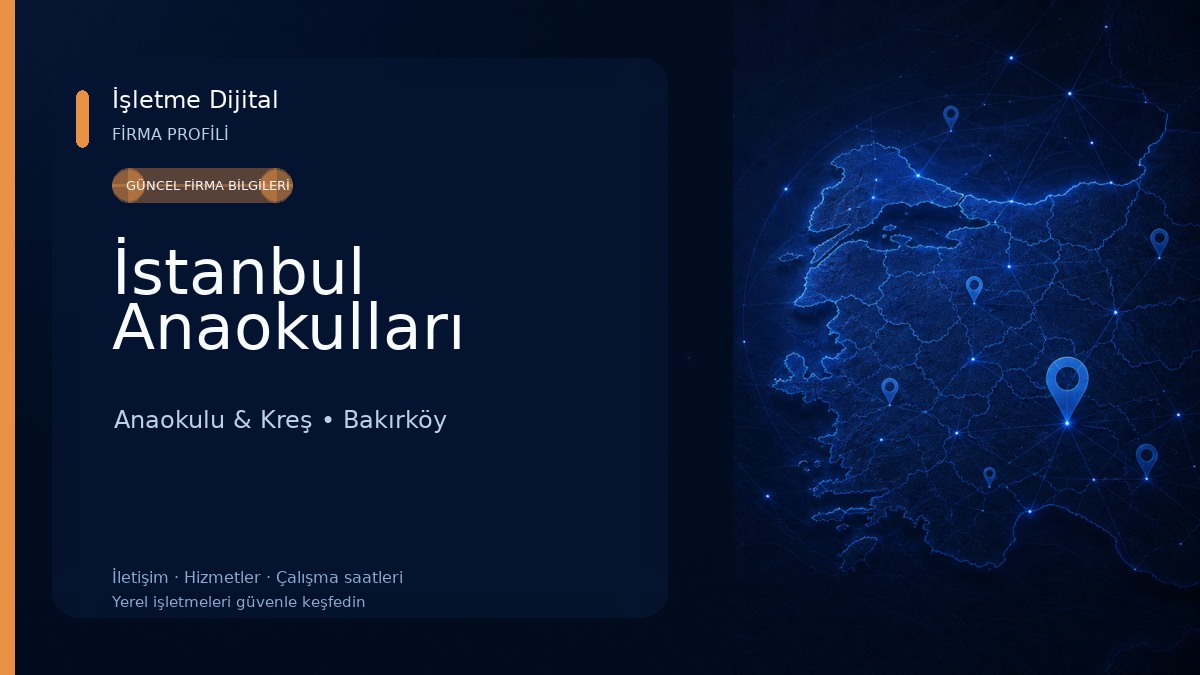 İstanbul Anaokulları Anaokulu & Kreş