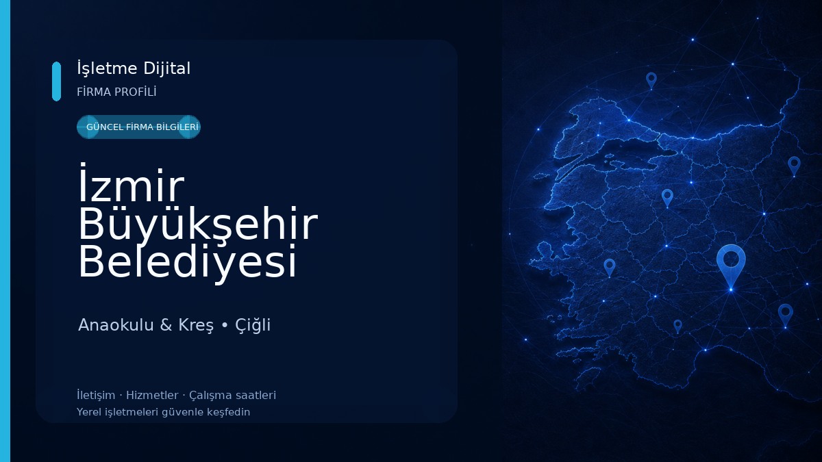 İzmir Büyükşehir Belediyesi İzelman Sabiha Gökçen Kreş Anaokulu Ve Etüt Eğitim Merkezi Anaokulu & Kreş