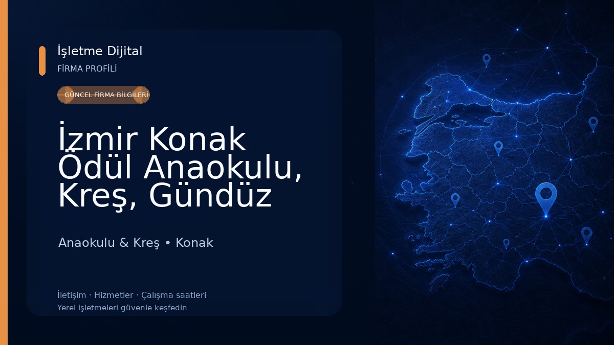 İzmir Konak Ödül Anaokulu, Kreş, Gündüz Bakım Evi Anaokulu & Kreş