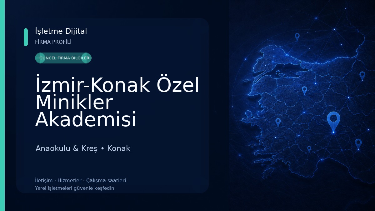 İzmir-Konak Özel Minikler Akademisi Anaokulu Anaokulu & Kreş