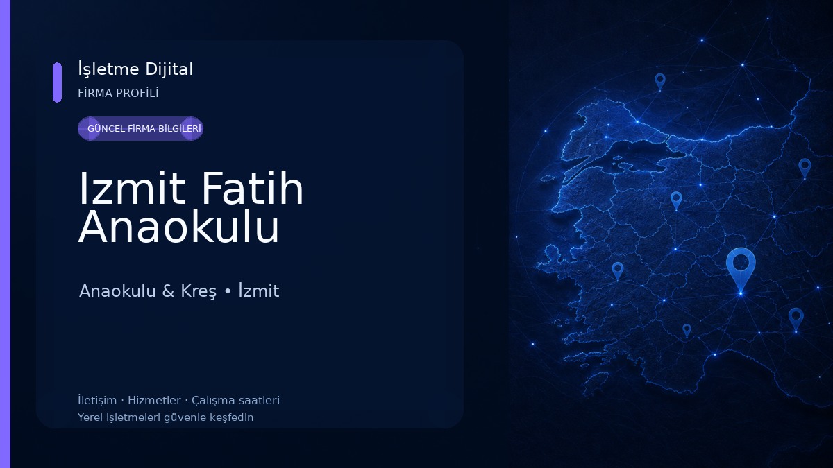 Izmit Fatih Anaokulu 
