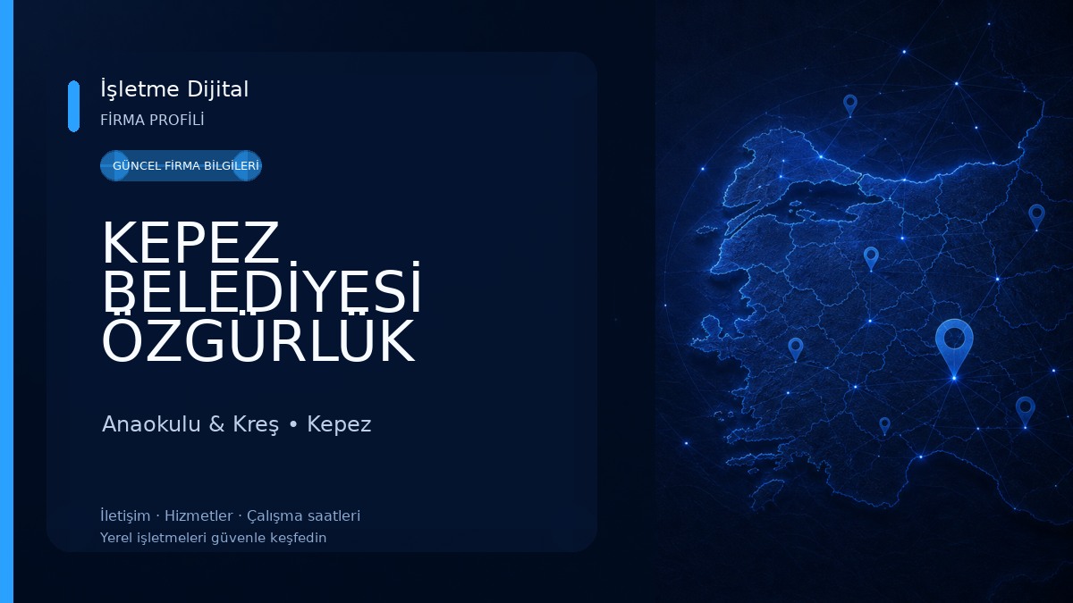 KEPEZ BELEDİYESİ ÖZGÜRLÜK NASREDDİN HOCA KREŞ VE GÜNDÜZ BAKIMEVİ Anaokulu & Kreş