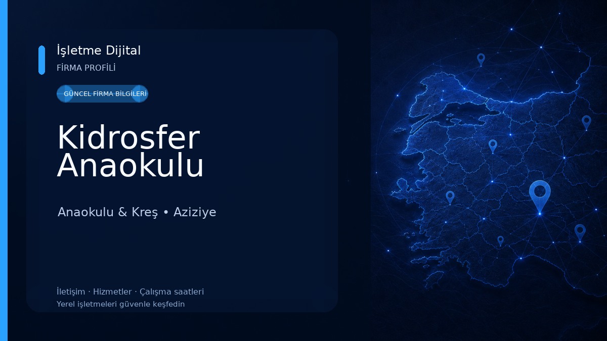 Kidrosfer Anaokulu Anaokulu & Kreş