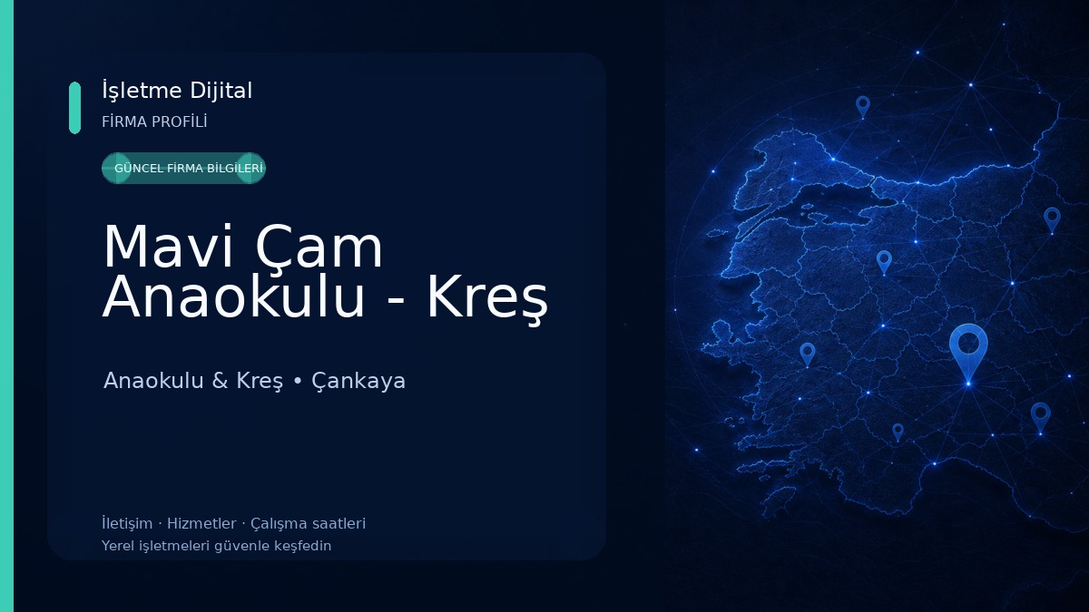 Mavi Çam Anaokulu - Kreş Anaokulu & Kreş
