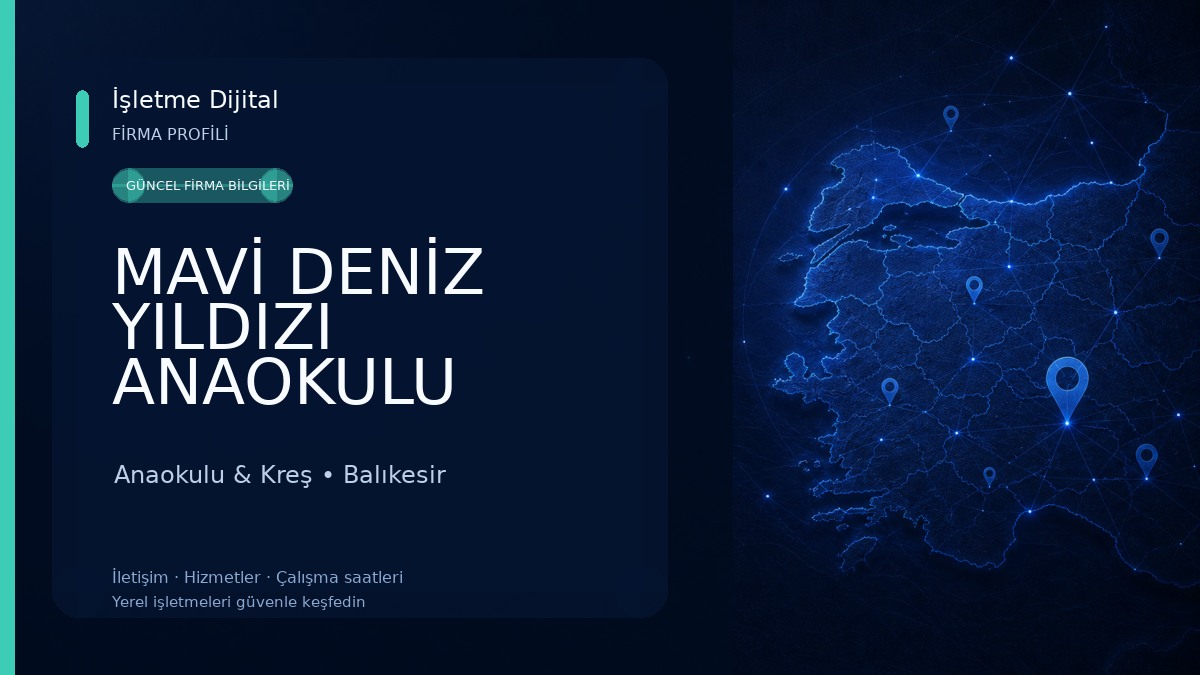 MAVİ DENİZ YILDIZI ANAOKULU Anaokulu & Kreş