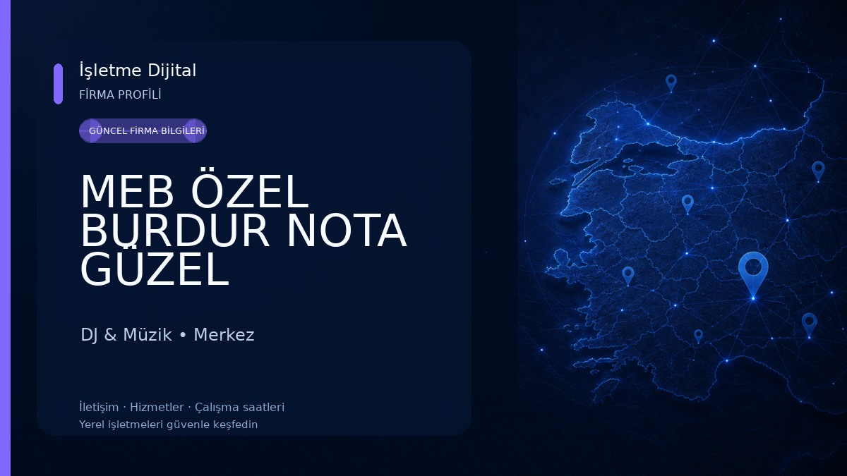 MEB ÖZEL BURDUR NOTA GÜZEL SANATLAR AKADEMİSİ 