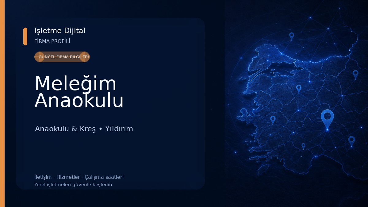 Meleğim Anaokulu Anaokulu & Kreş
